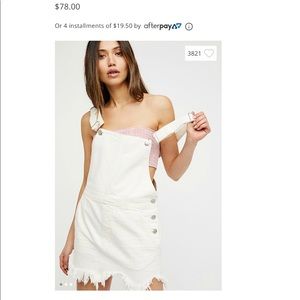 Free People Torn Up Jumper- Overalls / Dress